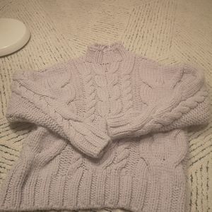Zara cable knit sweater